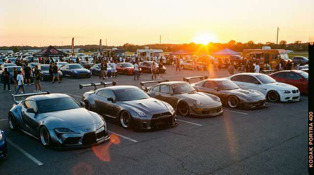 18摸跑车视频 - 改装车聚会视频